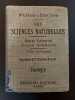 Les Sciences Naturelles - Brevet Supérieur écoles normales / Zoologie. Dr. G. Perrin Henri Coupin