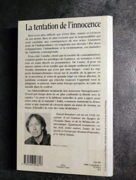 La tentation de l'innocence. Bruckner Pascal