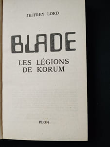 Les legions de korum (Blade)