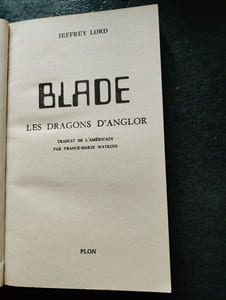 Blade 24 : Les Dragons d'Anglor