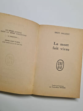 La mort fait vivre. Brett Halliday