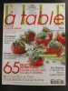 Revue Elle à table N° 75. 
