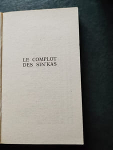 Le complot des sin'kas (Blade)