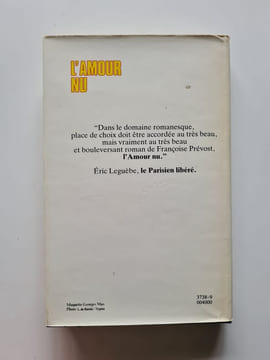 L'amour nu. Prevost Francoise