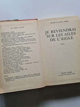 Je reviendrai sur les ailes de l'aigle. Michel De Saint Pierre