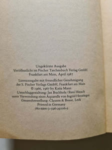 Unordnung und fruhes leid