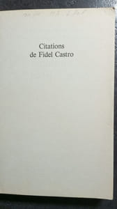 Citations de Fidel Castro