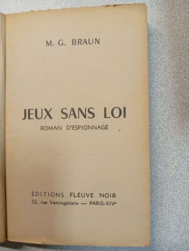 Jeux sans loi. M. G. Braun
