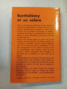 Barthelemy et sa colere. Exbrayat