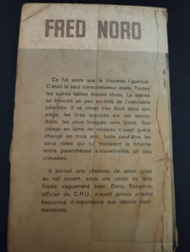 Le vicomte en guerilla. Fred Noro