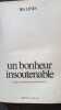 Un bonheur insoutenable. Levin Ira