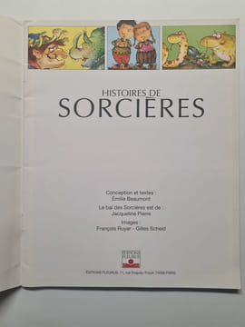 HISTOIRES DE SORCIERES. Pierre Jacqueline  Ruyer François  Scheid Gilles  Beaumont Emilie