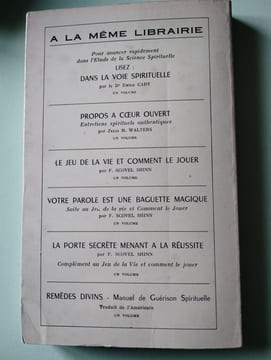 Le pouvoir par la pensee constructive. undefined