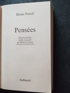 Pensées