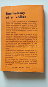 Barthélémy et sa colère