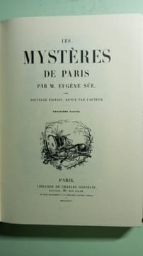 Les Mystères de Paris. Eugène Sue