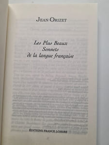 Anthologie de la Poesie Francaise