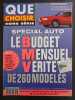 Revue Que Choisir N° 9103 HS. 