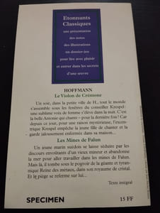 Le violon de cremone - les mines de falun
