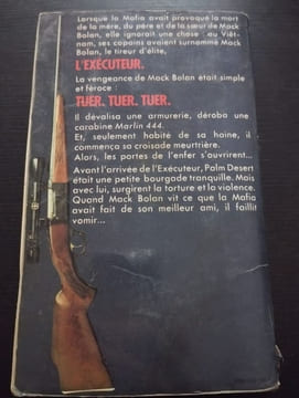 L'executeur - LE MASQUE DE COMBAT. Gérard De Villiers