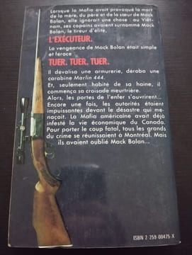 L'executeur - Le Complot Canadien. Gérard De Villiers