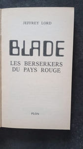 Les berserkers du pays rouge (Blade)
