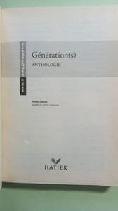 Generation(s): Anthologie BTS Programme 2009 / 2011