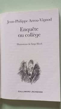 Enquete au college 2/Enquete au college. Arrou-Vignod Jean-Phillipe