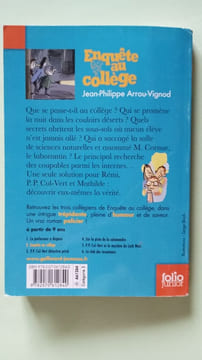 Enquete au college 2/Enquete au college. Arrou-Vignod Jean-Phillipe