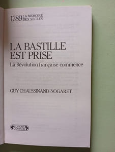1789 La Bastille Est Prise. La Revolution Francaise Commence