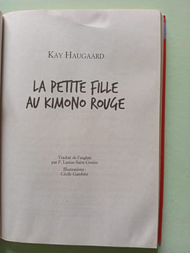 La petite fille au kimono rouge. Haugaard Kay Gambini Cécile Lassus-Saint-Genies F de