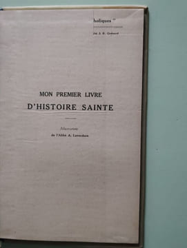 Mon premier livre d'histoire sainte. undefined