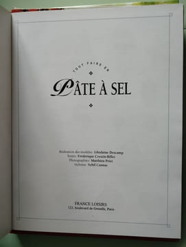 Tout faire en pate a sel. Frédérique Crestin-Billet
