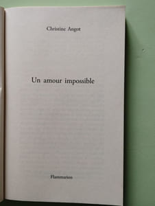 Un amour impossible