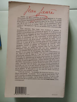 Le grand jaures. Max Gallo