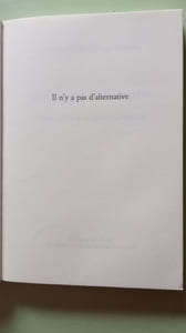 Il n'y a pas d'alternative