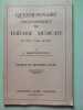 Questionnaire encyclopédique de théorie musicale en cinq cycles gradués. S. Sohet Boulnois