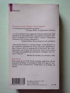 Comment on écrit l'histoire
