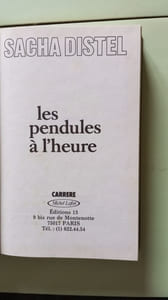 Les pendules à l'heure
