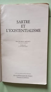 Sartre et l'existentialisme