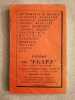 Programme 1963 gymnastique. 