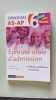 Epreuve orale d'admission -Concours AS-AP. Catherine Guilbert Laval