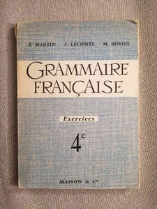 GRAMMAIRE FRANCAISE EXERCICES 4e