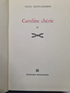 Caroline chérie