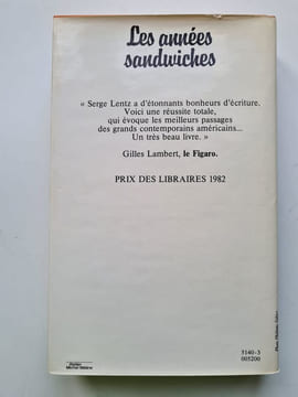Les Années-sandwiches. Lentz Serge