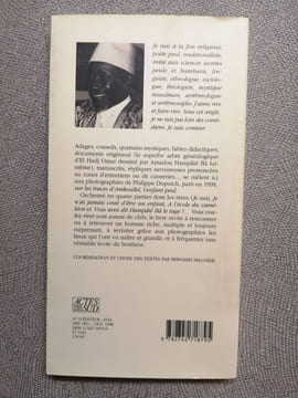 Sur les traces d'Amkoullel l'enfant peul: - LIVRES EN FETE POUR LES 20ANS ACTES SUD. Hampâté Bâ Amadou Dupuich Philippe
