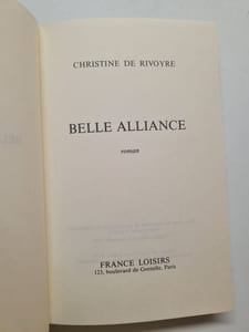 Belle alliance