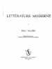 Litterature moderne. 