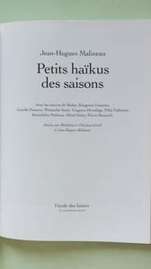 petits haikus des saisons