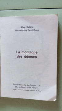 La montagne des démons. Alice Coleno